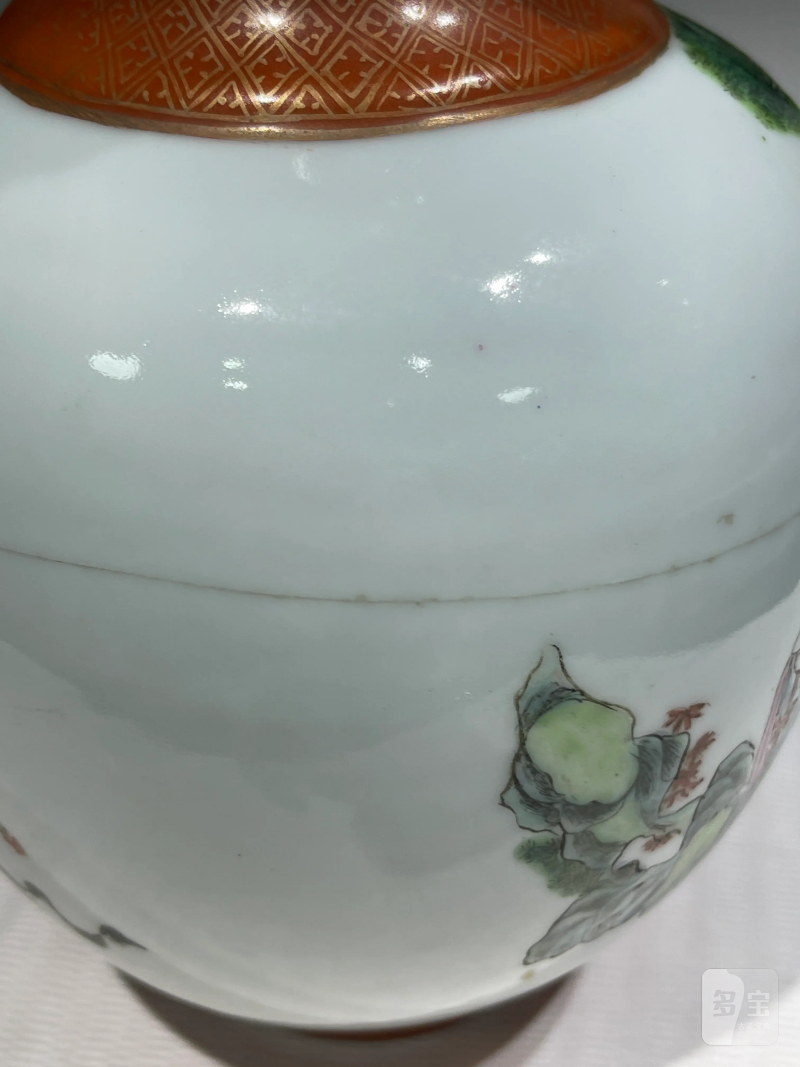 清代 粉彩瓷器一组四件 - 图26